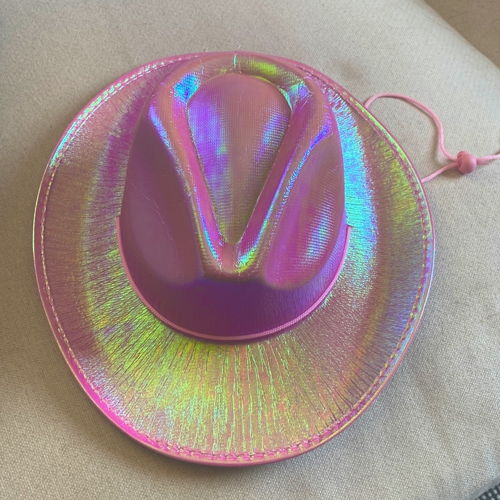 Pink cowgirl hat